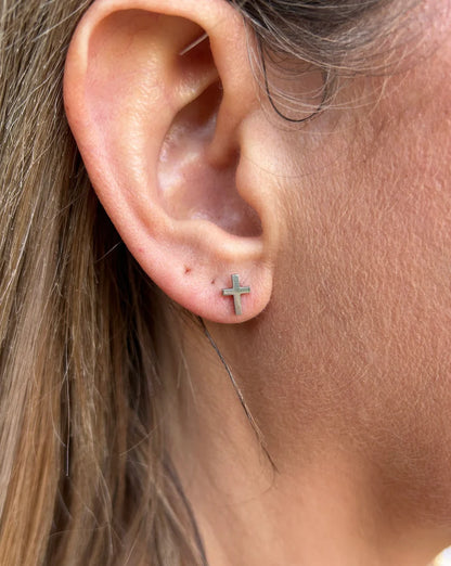 Infinite Grace™ Cross Studs