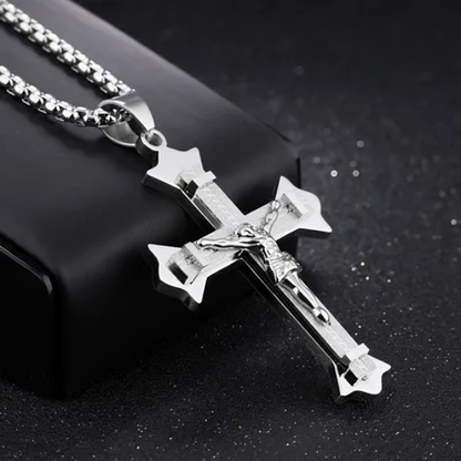 Cross Christ Jesus Pendant Necklace