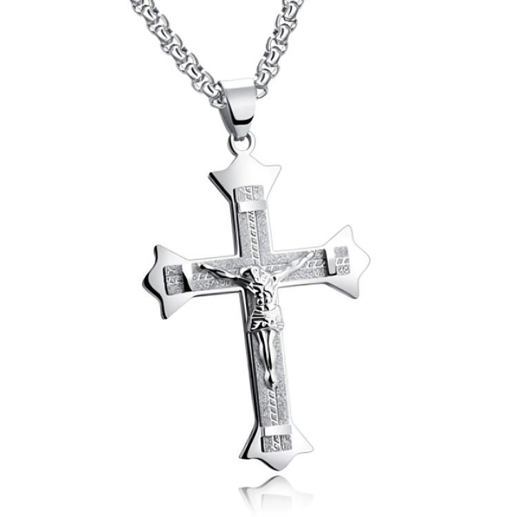 Cross Christ Jesus Pendant Necklace