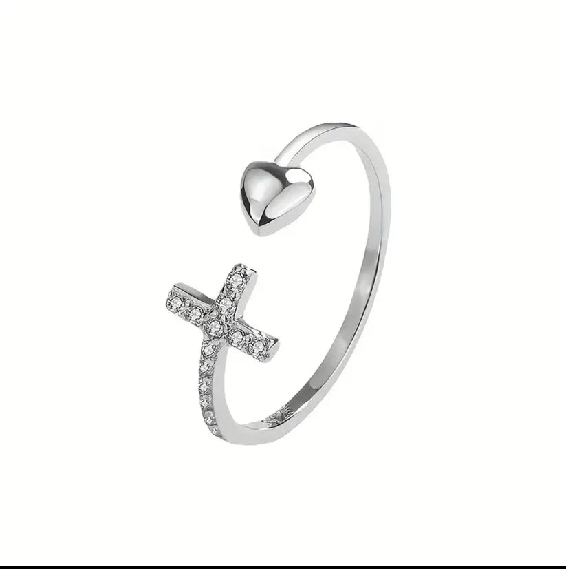 Love Anchored in Faith Ring