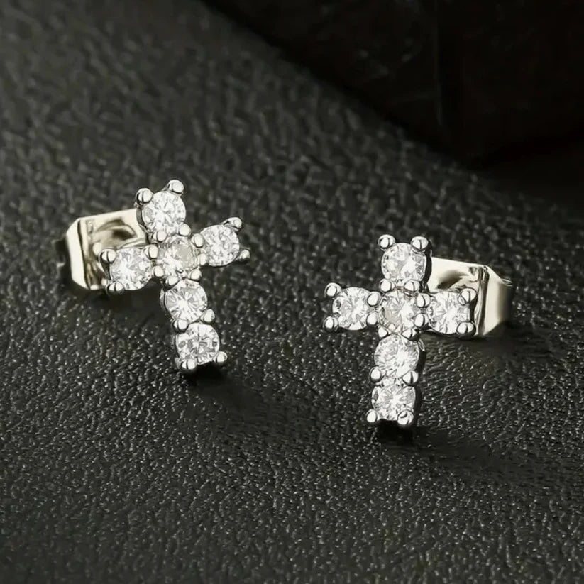 Shine in Faith™ Cross Earrings