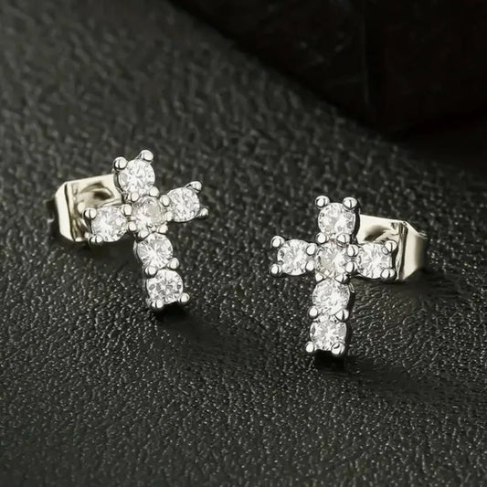 Shine in Faith™ Cross Earrings