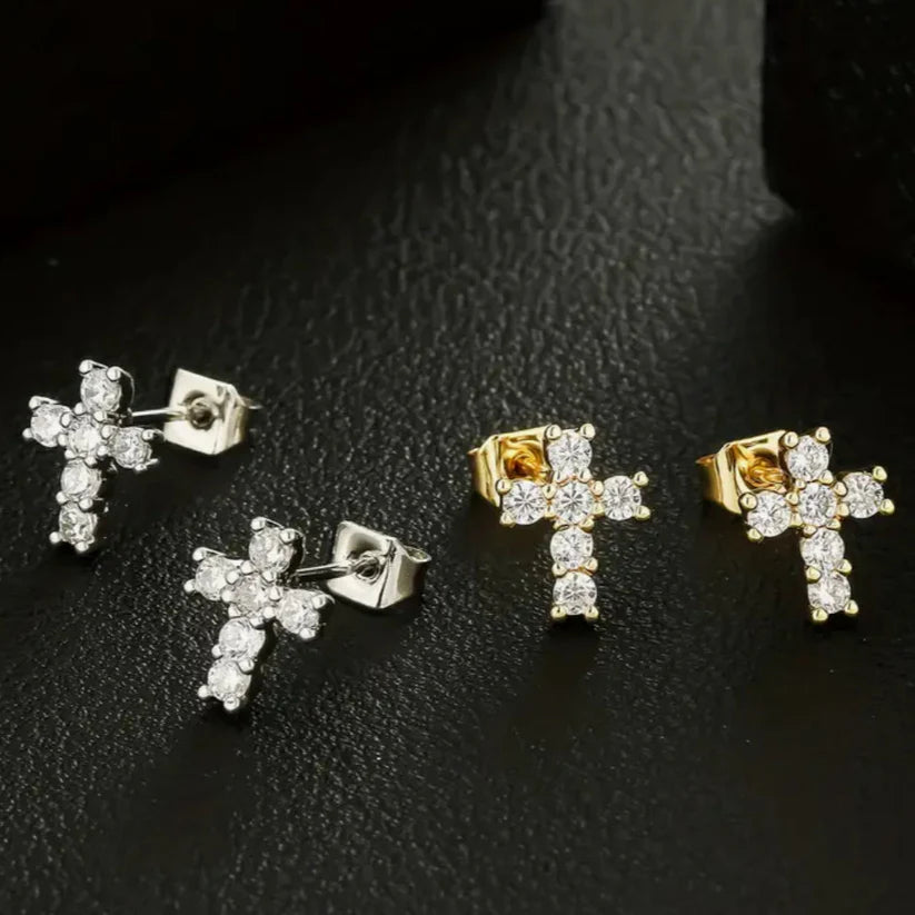 Shine in Faith™ Cross Earrings