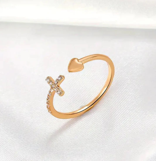 Love Anchored in Faith Ring