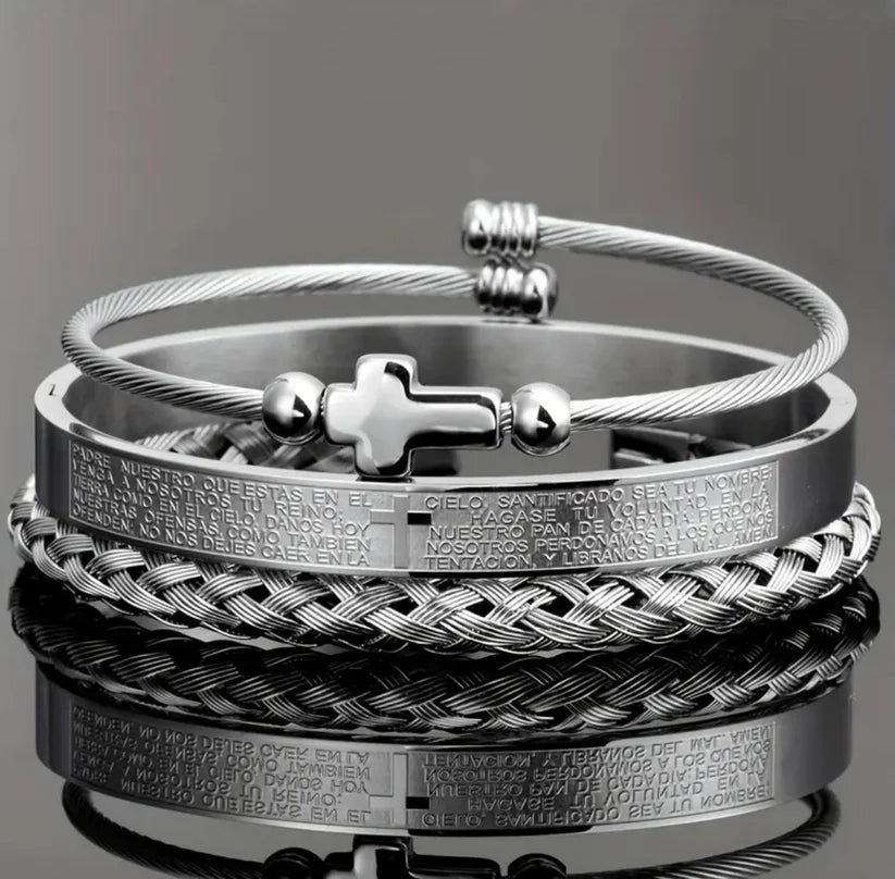 FaithBound™ Cross Bracelet Set
