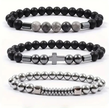 GraceStone™ Cross Bracelet Set