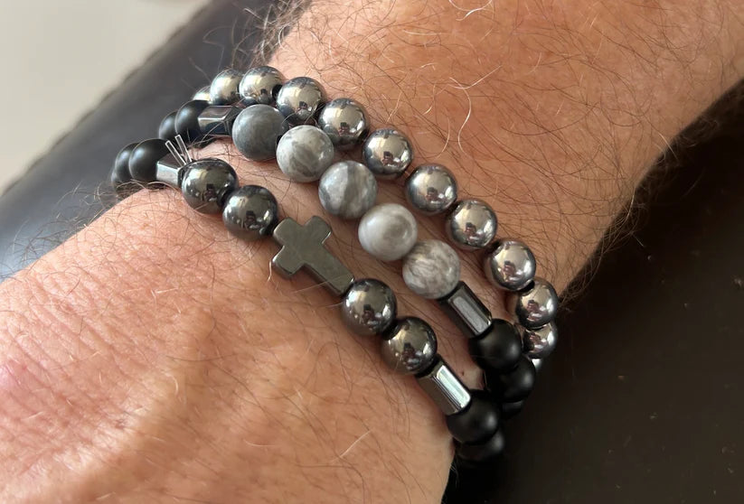 GraceStone™ Cross Bracelet Set