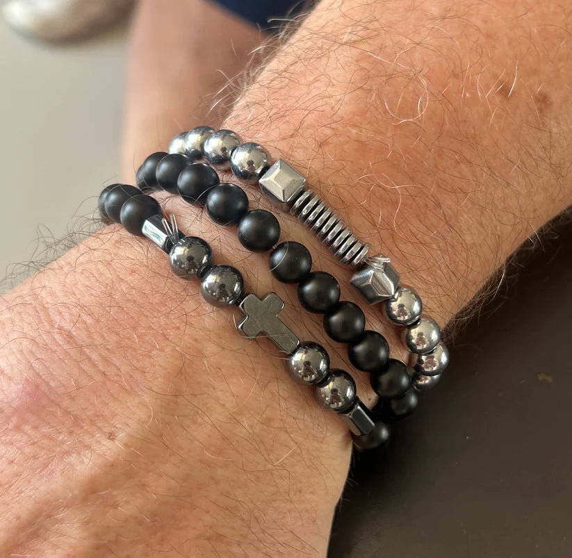 GraceStone™ Cross Bracelet Set